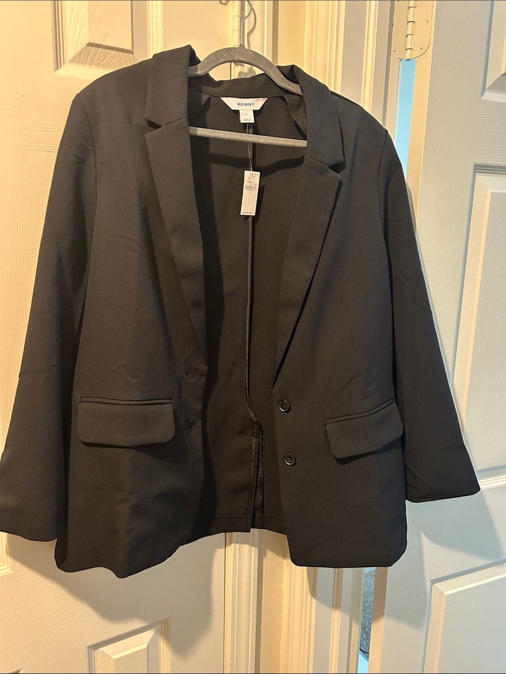 Old Navy Black Women's Blazer Jacket L NWT
